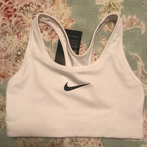 White Nike Sports Bra